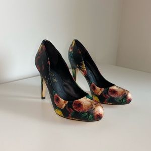 Aldo Floral Print Heels